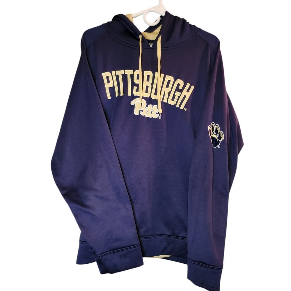 Men's Pitt Panthers Pullover Hoodie XL Navy